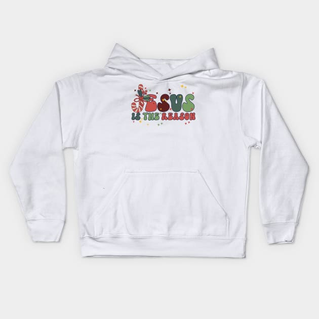 Jesus Is The Reason Kids Hoodie by MZeeDesigns